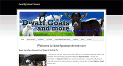 Desktop Screenshot of dwarfgoatsandmore.com