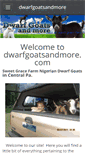 Mobile Screenshot of dwarfgoatsandmore.com